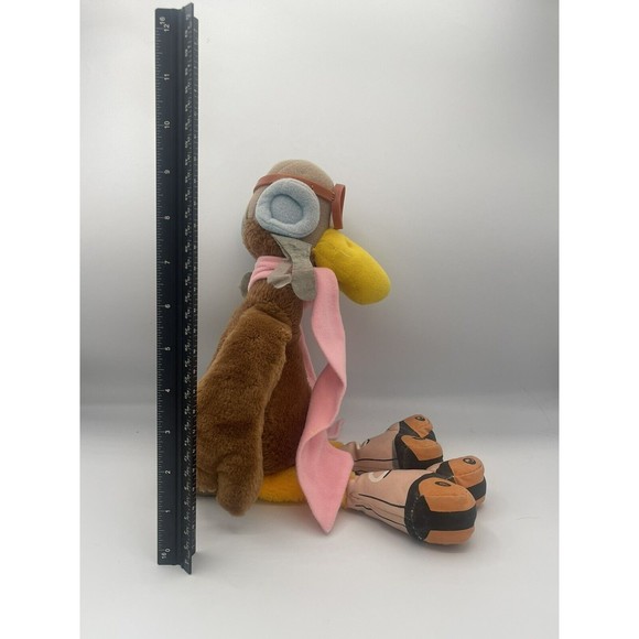 Vintage 1983 Wallace Berrie Shoe Aviator/Pilot Bird Roller Skate plush 8935  15” - Picture 6 of 12